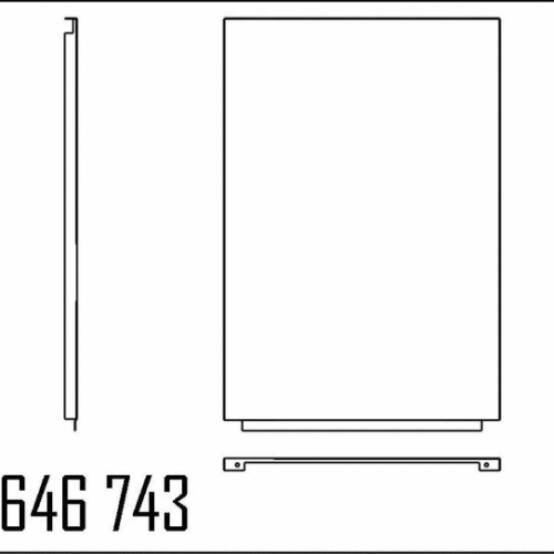 140646743 - SIDE PANEL HYDRAULIC MONOCHROME POWDER COATED. S MPD OR/MR